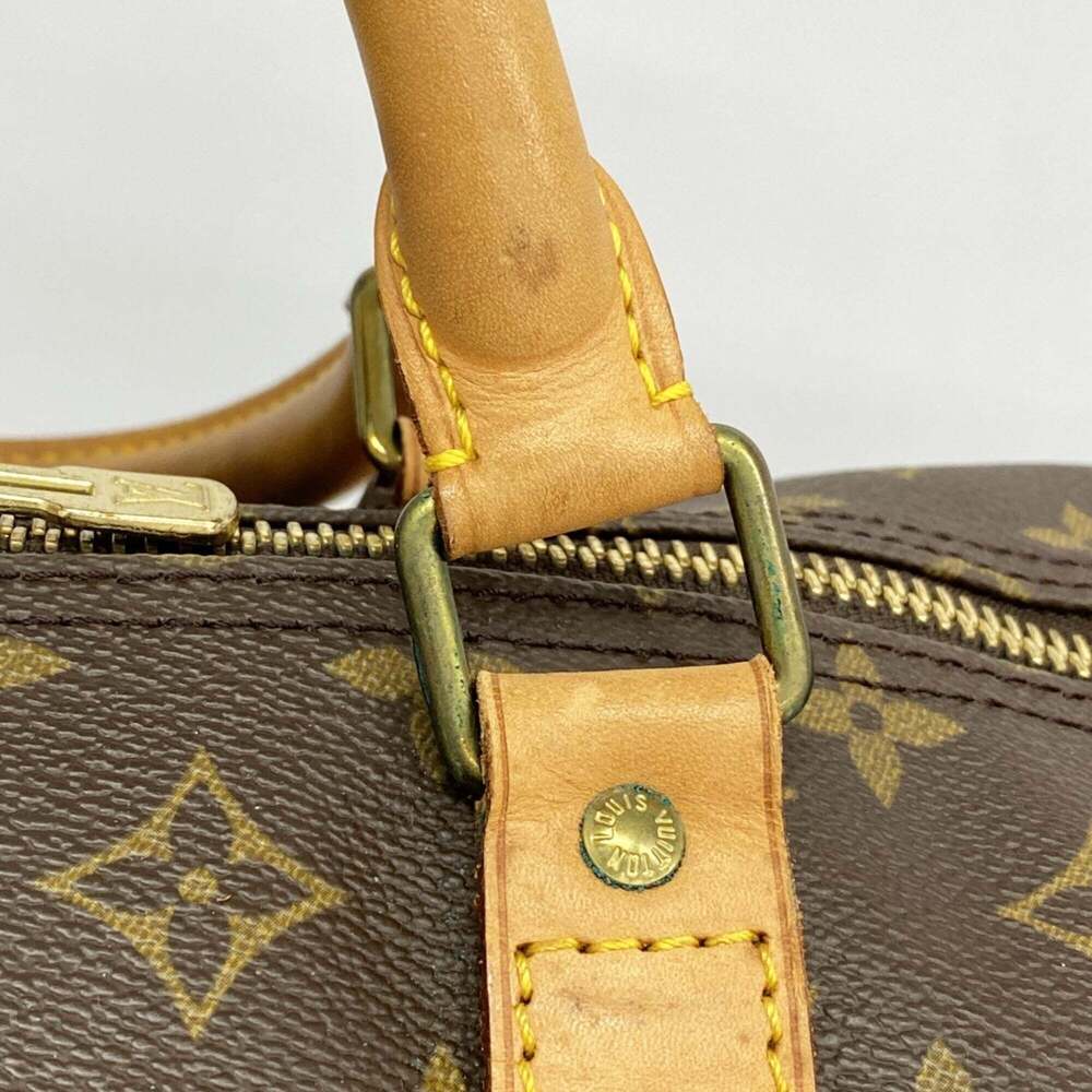 LOUIS VUITTON Brown Monogram Keepall 60 Boston Bag - Picture 9 of 11